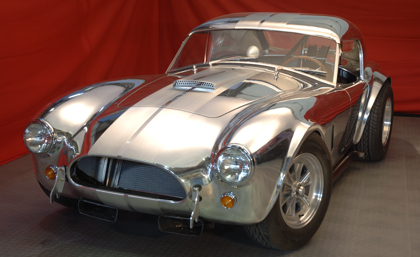 Polished Kirkham 289 FIA with Le Mans Style Hard Top